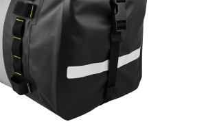 Picture showing SE-4050 Hurricane Adventure Saddlebags - showing reflective strip